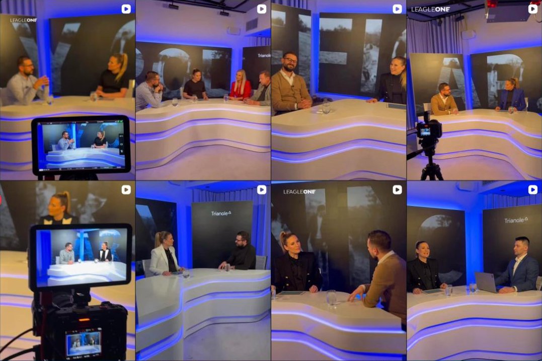 Instagram profil Triangle Family Office, ukázka příspěvků